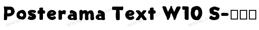 Posterama Text W10 S字体转换